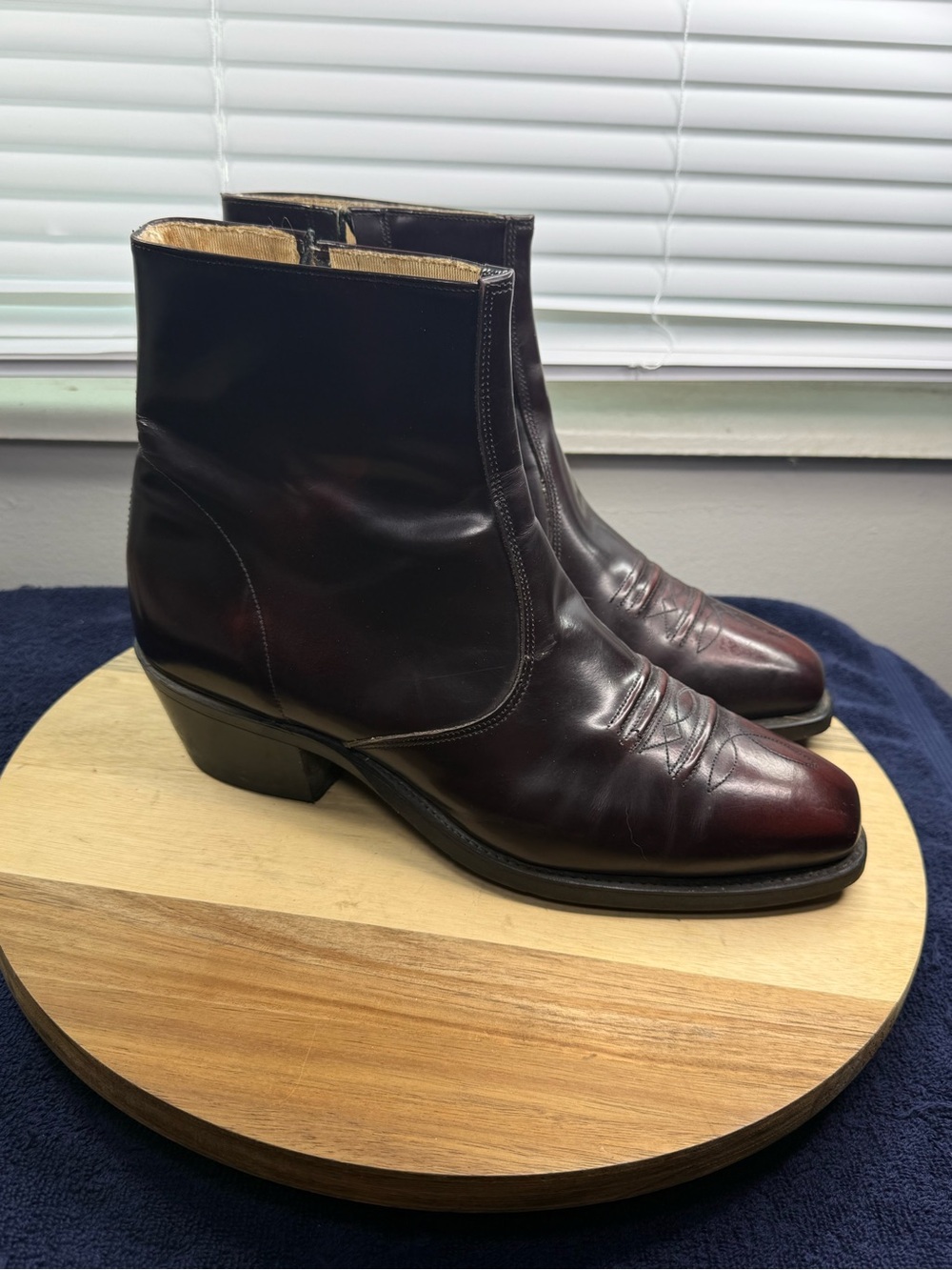 Vinatge Laredo Zip Up Boots (Men’s 10.5)